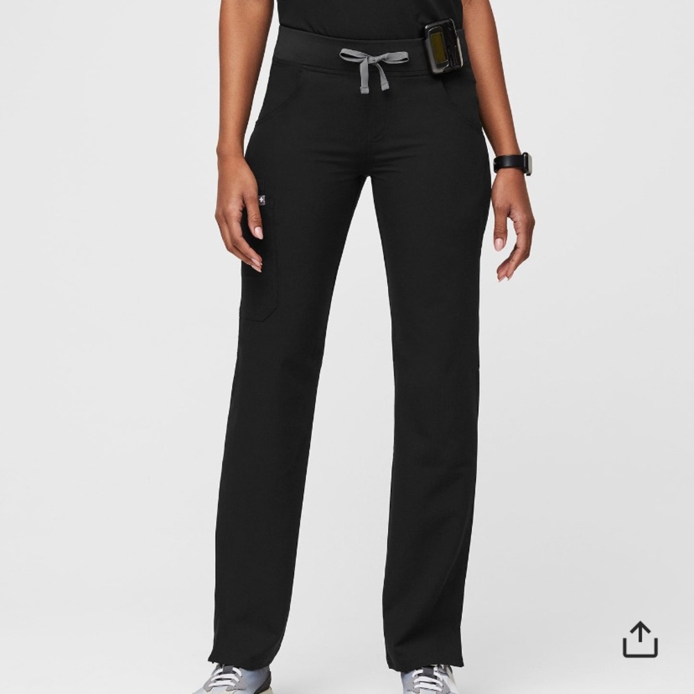 Figs black Kade cargo pants (tall)